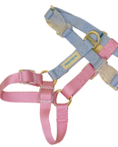 Fourrure Pink Blue Harness For Pets