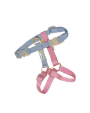 Fourrure Pink Blue Harness For Pets