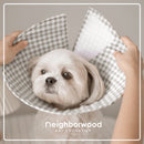 Brown Gingham Pet Cone