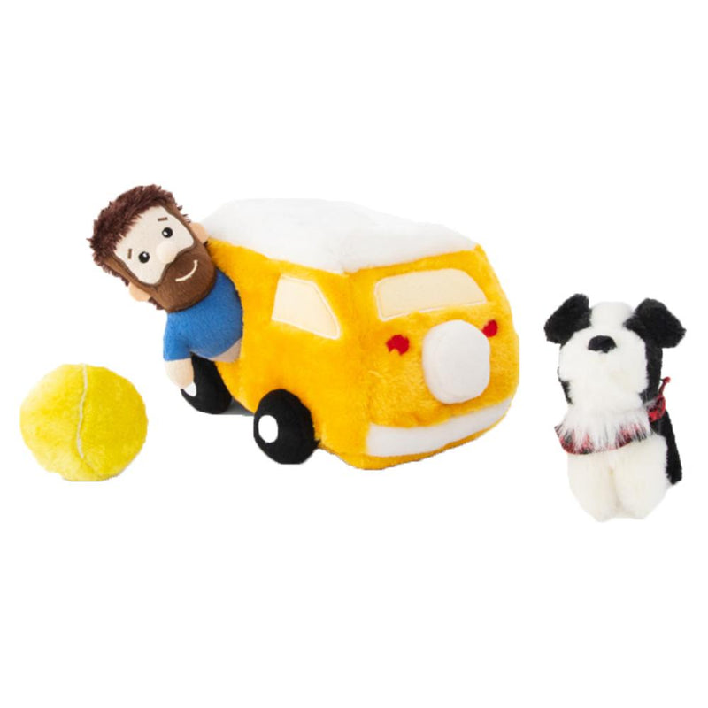 ZippyPaws Zippy Burrow - Momo And Andrew Interactive Puzzle Dog Toy