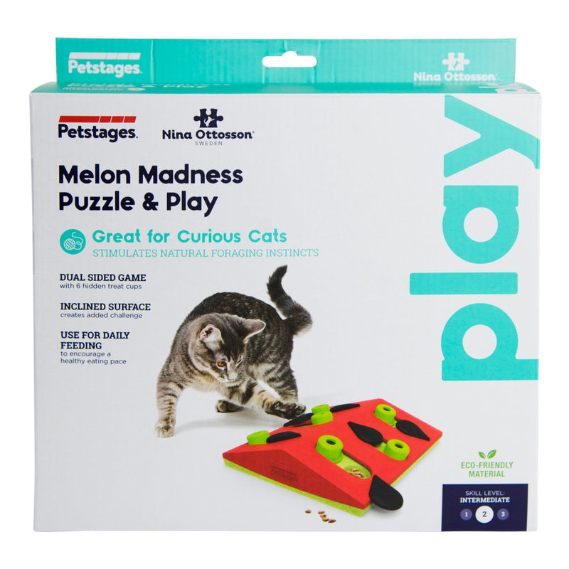 Petstages Melon Madness Puzzle & Play Cat Toy