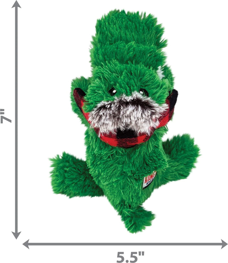 Holiday Cozie Alligator Dog Toy