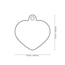 ID Tag - Hushtag Collection - Chromed Charms With Black Rubber | Personalized Cat Dog Tag