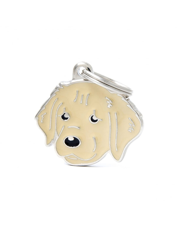 ID Tag - Friends Collection - Golden Retriever ID Dog Tag | Personalized Cat Dog Tag