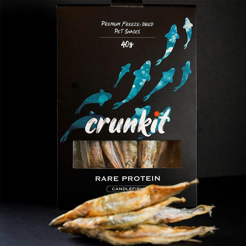 Crunkit Premium Freeze-Dried Pet Snacks - Candlefish
