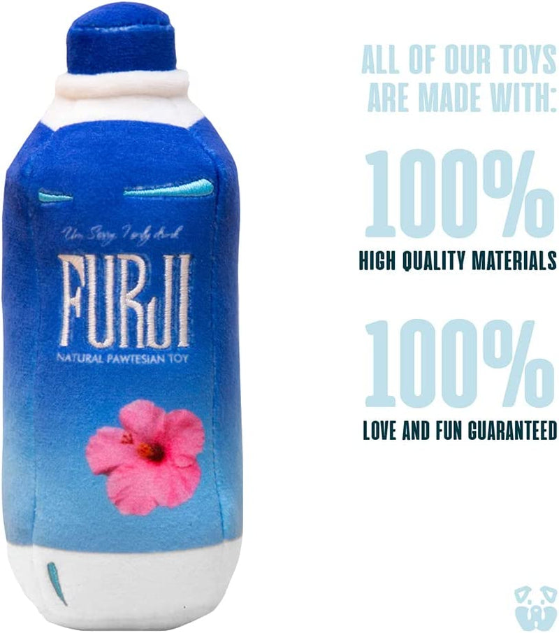 Furji Water Bottle Plush with Squeaker Dog Toy