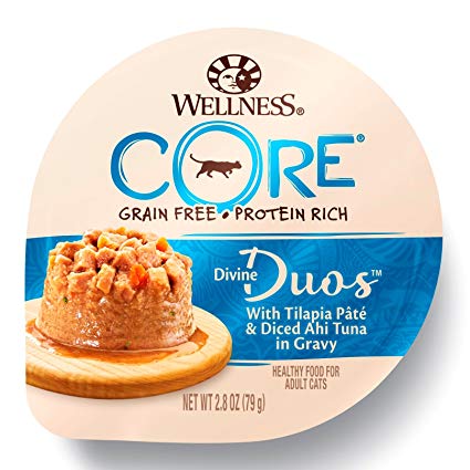 CORE Grain-Free Divine Duos Tilapia Pate & Ahi Wet Cat Food
