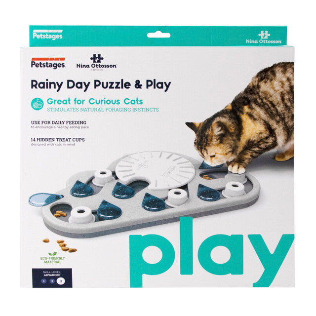 Petstages Rainy Day Puzzle & Play Cat Toy