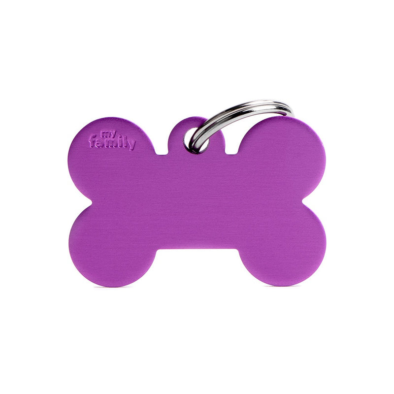 ID Tag - ID Tag Basic Collection Big Bone in Aluminum | Personalized Cat Dog Tag