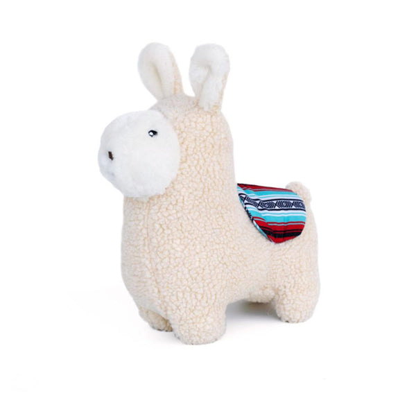 ZippyPaws Storybook Snugglerz - Liam The Llama Squeaky Plush Dog Toy