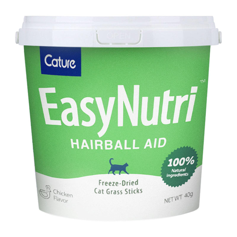EasyNutri Hairball Aid Freeze-Dried Chicken Flavour Cat Grass Sticks