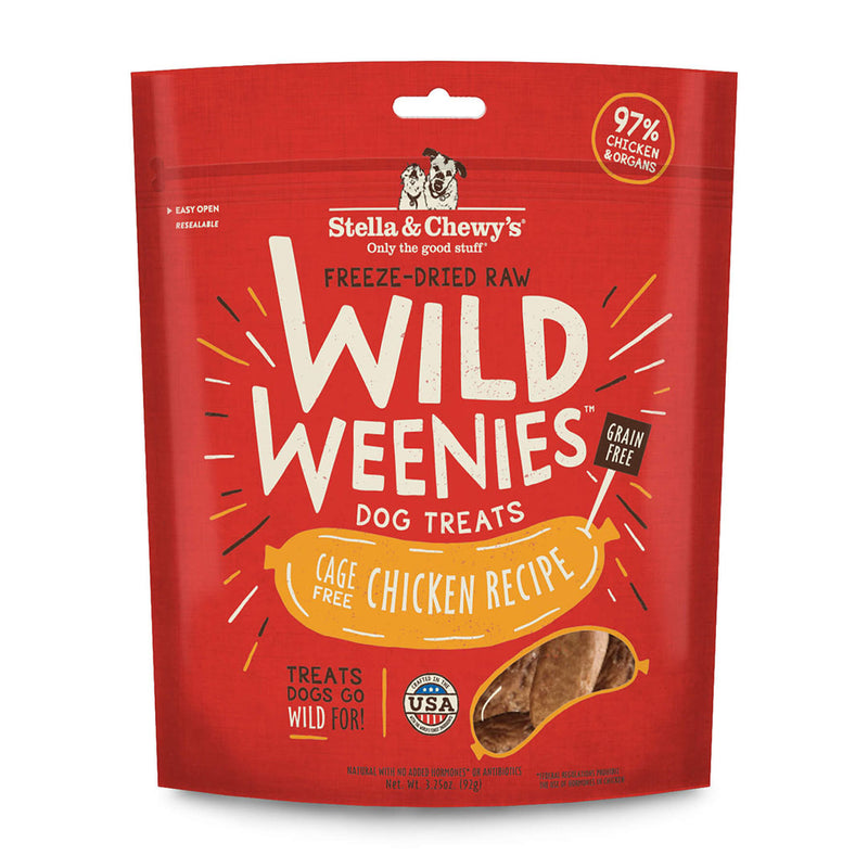 Wild Weenies Chicken Recipe Freeze-Dried Raw Dog Treats