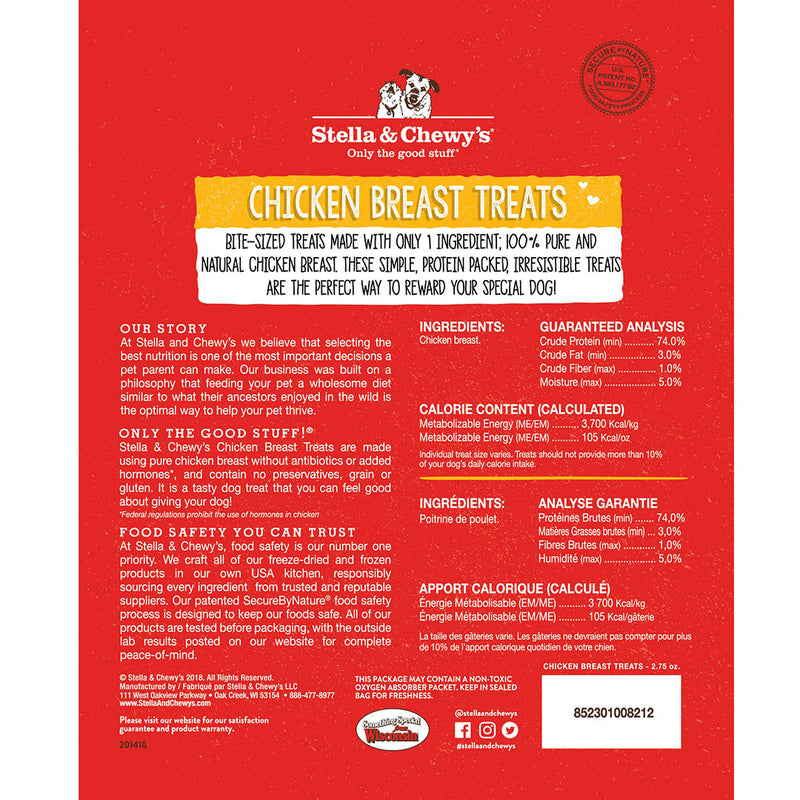 Single Ingredient Chicken Breast Freeze-Dried Cat Dog Treats
