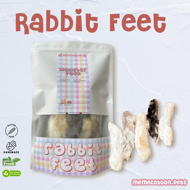 Rabbit Feet Dog Treats