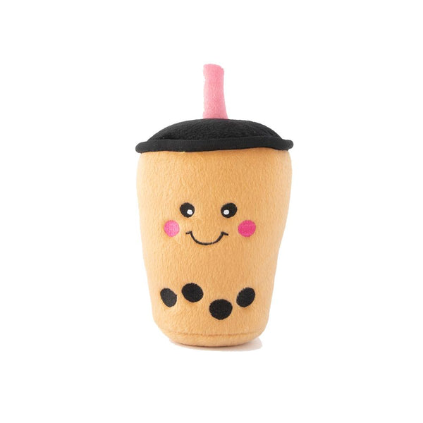 ZippyPaws NomNomz - Boba Milk Tea Squeaky Plush Dog Toy