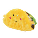 ZippyPaws NomNomz - Taco Squeaky Plush Dog Toy