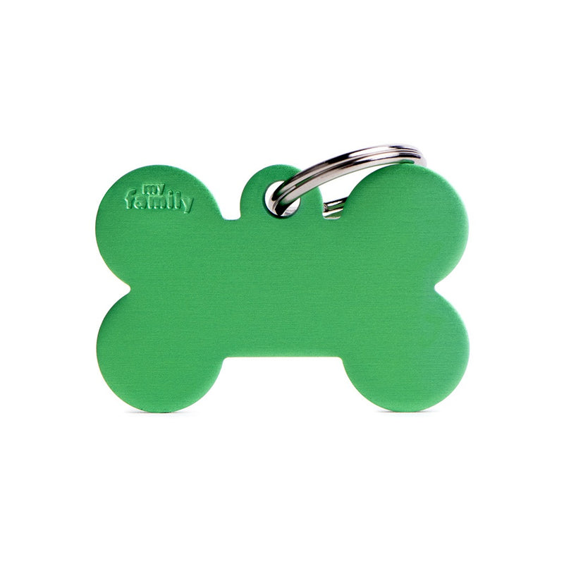 ID Tag - ID Tag Basic Collection Big Bone in Aluminum | Personalized Cat Dog Tag