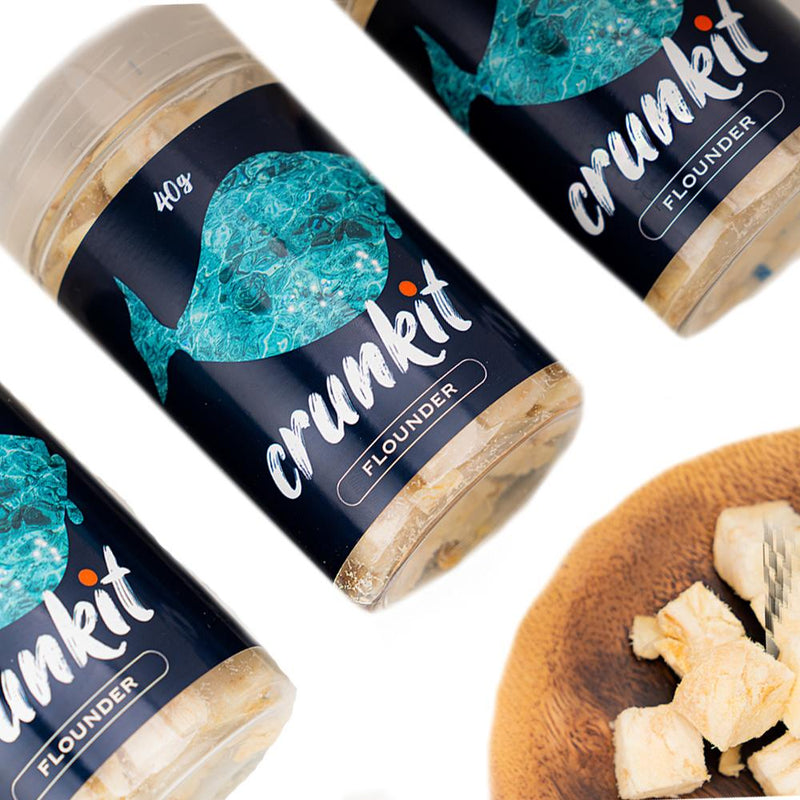 Crunkit Premium Freeze-Dried Pet Snacks - Flounder