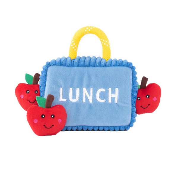 ZippyPaws Zippy Burrow -Lunch box With Apples Interactive Puzzle Dog Toy