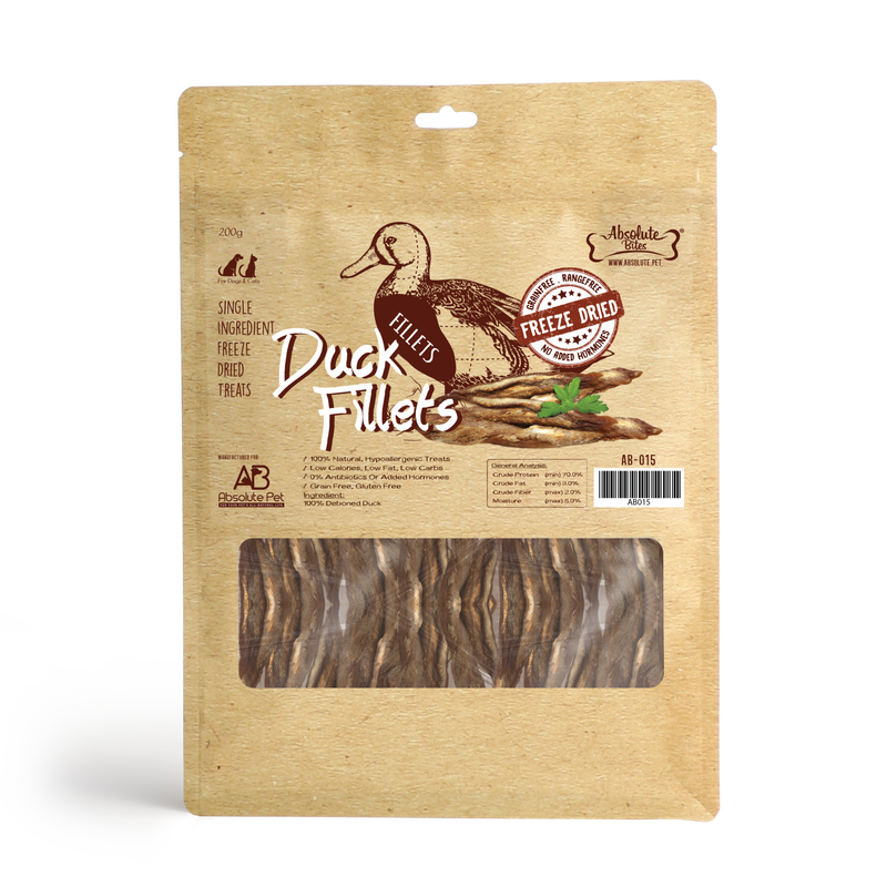 Freeze Dried Duck Fillets Dog Treats