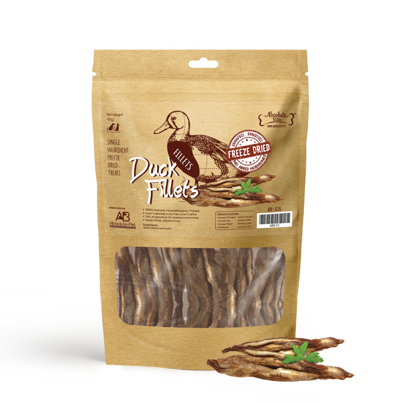 Freeze Dried Duck Fillets Dog Treats