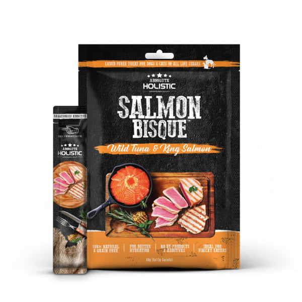 SALMON BISQUE Wild Tuna and King Salmon Dog and Cat Treats