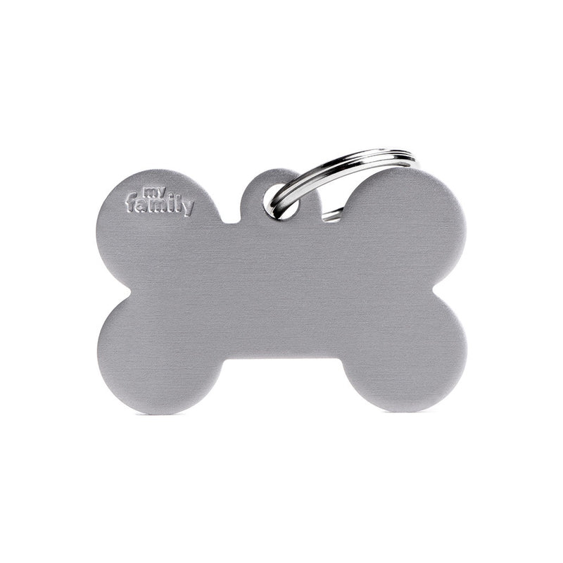 ID Tag - ID Tag Basic Collection Big Bone in Aluminum | Personalized Cat Dog Tag