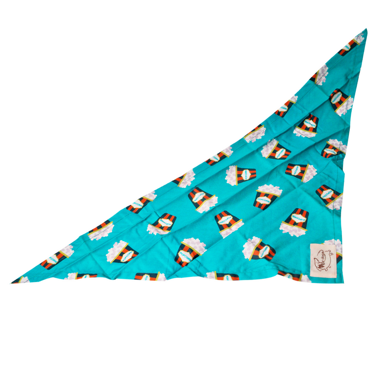 Blue Popcorn Bandana For Pets