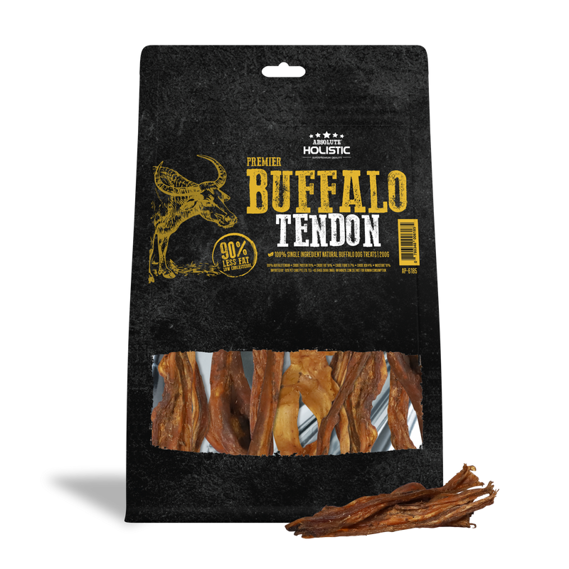 Air Dried Premier Buffalo Tendon Dog Treats