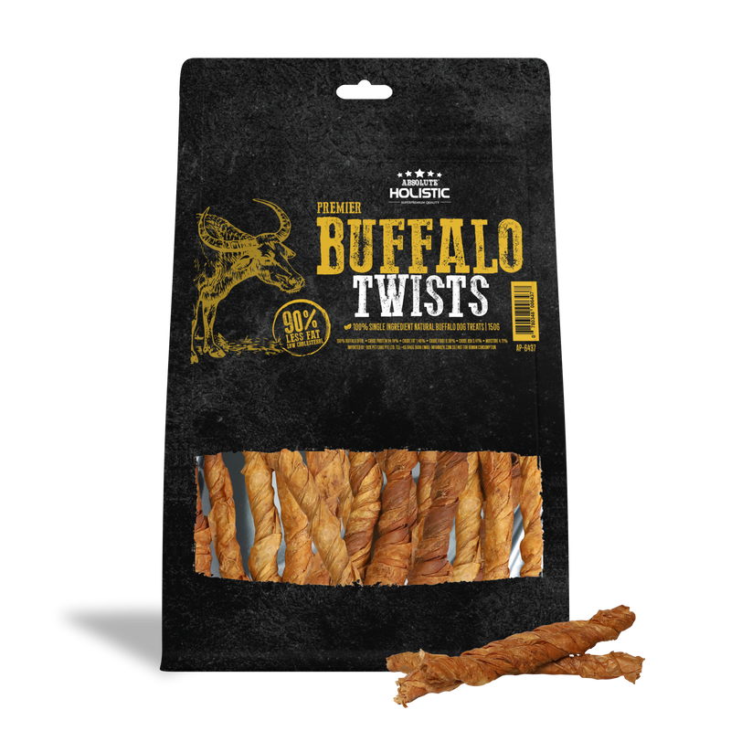 Air Dried Premier Buffalo Twists Dog Treats