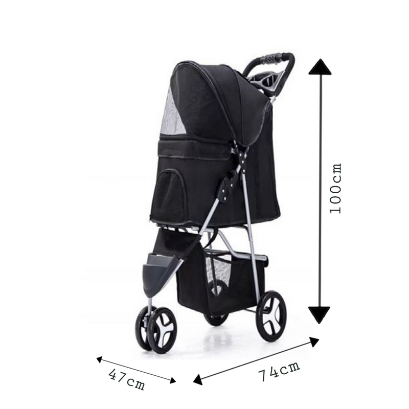 Three Wheels Pet Stroller - BO-29