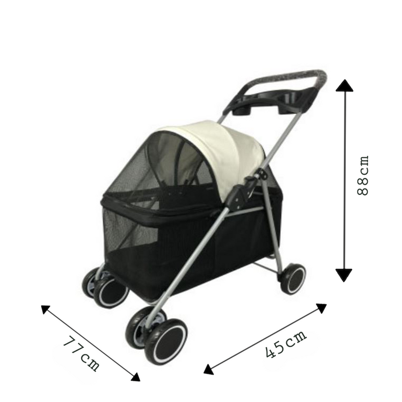 Four Wheels Pet Stroller - BO-33