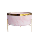Marble Pet Bowl With Gold Stand