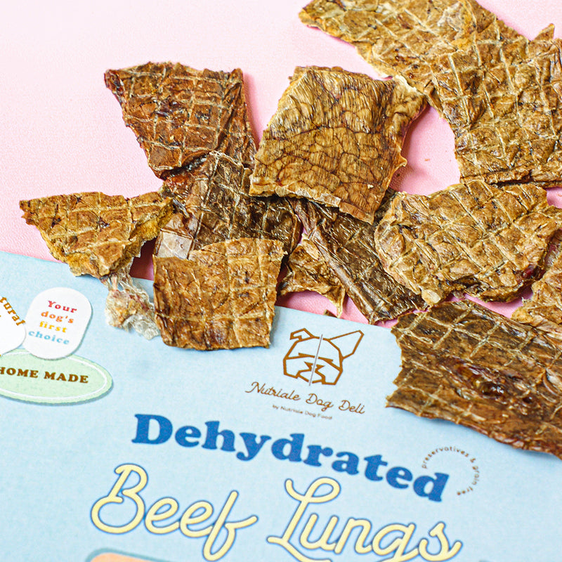 Dehydrated Beef Lung Dog Treats