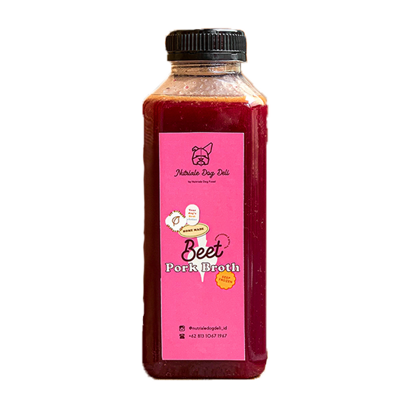 Beet Pork Broth for Dogs