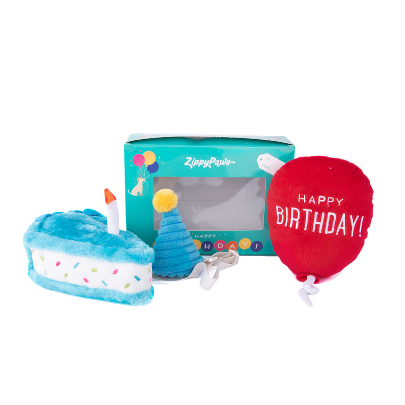 Pup Birthday Box Dog Toy