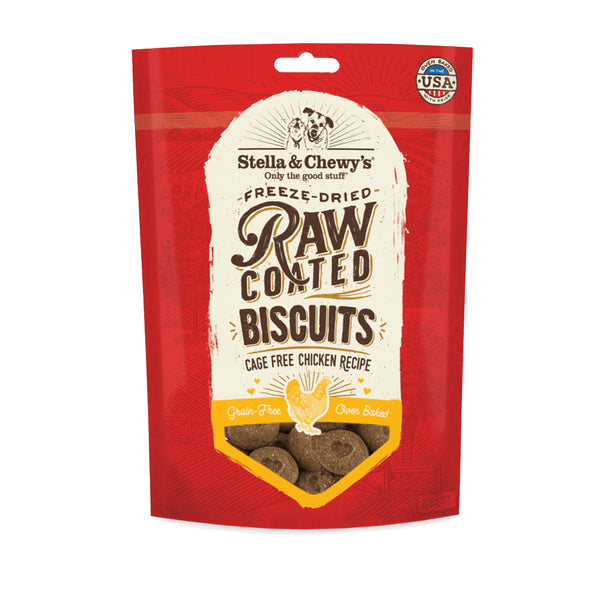 Raw Coated Biscuits Grass-Fed Chicken Recipe Dog Treats