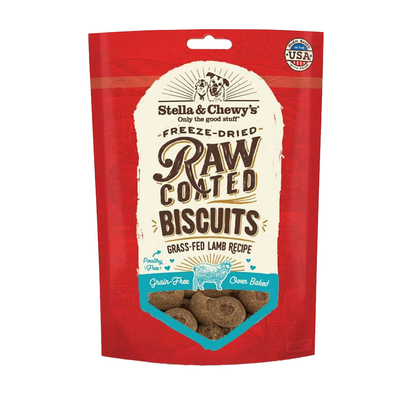Raw Coated Biscuits Grass-Fed Lamb Recipe Dog Treats