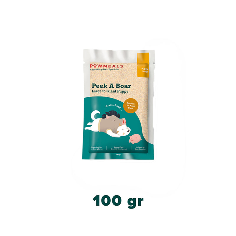 Peek A Boar Cooked Dog Food - Large To Giant Puppy