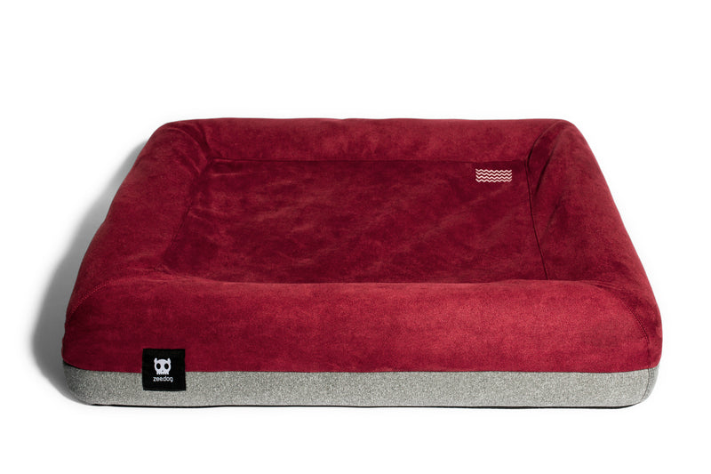 Burgundy Bed Cover Dog and Cat