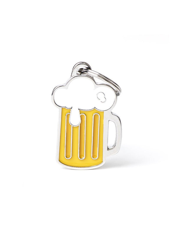 ID Tag - Food Beer ID Tag | Personalized Cat Dog Tag