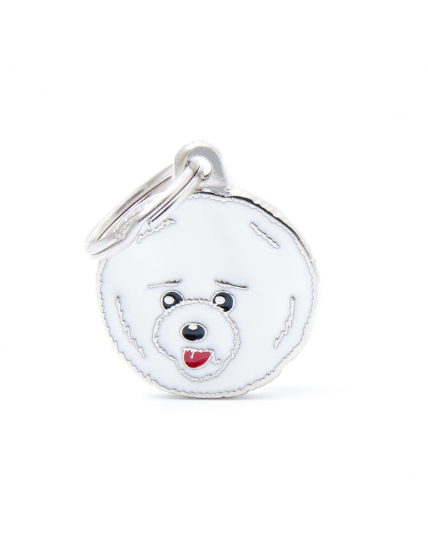 ID Tag - Friends Collection - Bichon Frise Dog Tag | Personalized Cat Dog Tag