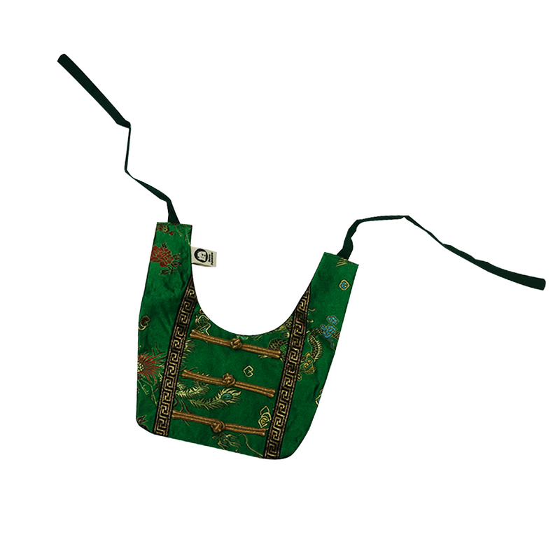 Male Cheongsam Green Dragon Costume Bib For Pets