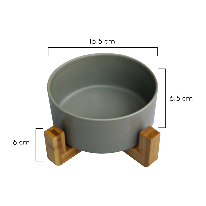 Ceramic Durable Non-Slip Pet Bowl 850ml