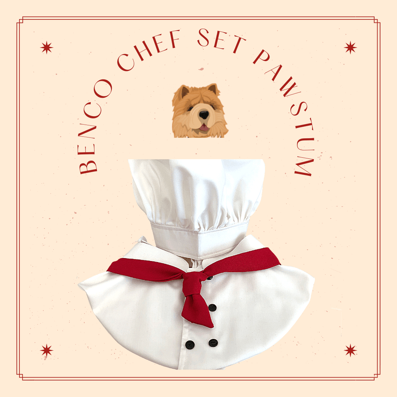 Chef Uniform Bib For Pets