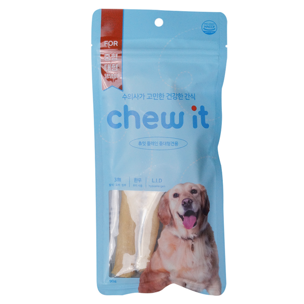 Chew It Plain Snacks For Medium To Large Dogs