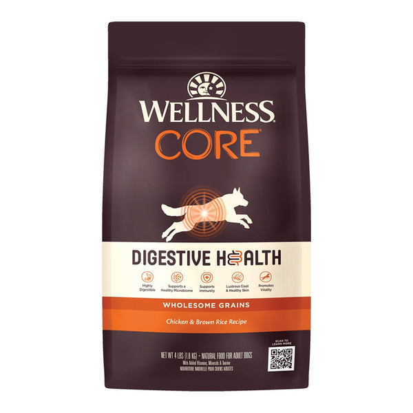 Core Digestive Health Wholesome Grains Chicken & Brown Rice Recipe Dry Dog Food