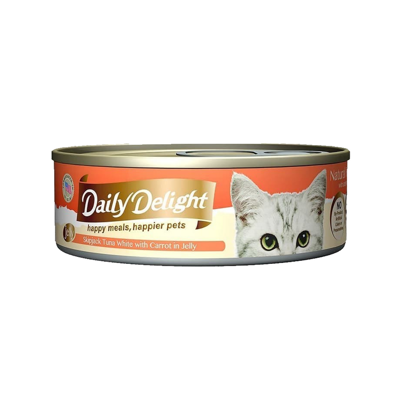 Skipjack Tuna White with Carrot in Jelly Cat Food