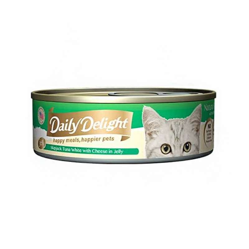 Skipjack Tuna White with Cheese in Jelly Cat Food
