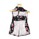 Black Flower Dog Cat Apparel